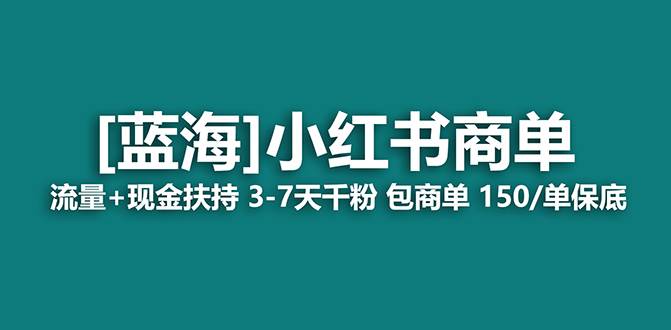 【蓝海项目】小红书商单！长期稳定 7天变现 商单一口价包分配 轻松月入过万