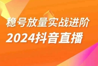 稳号放量上涨实战演练升阶—2024抖音直播间，直播房间精细化营销的几个流程