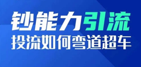 金钱的力量引流方法：投流怎样弯道超越，投流指数及增长方法，造就爆款短视频