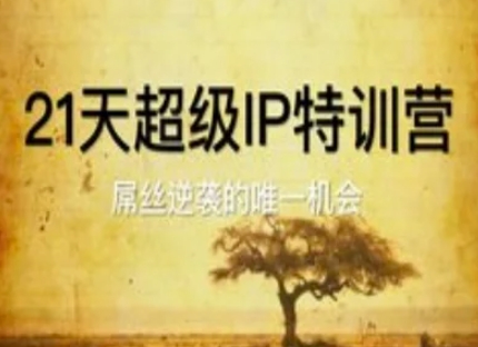 21天非常IP夏令营，屌丝的逆袭的唯一机遇